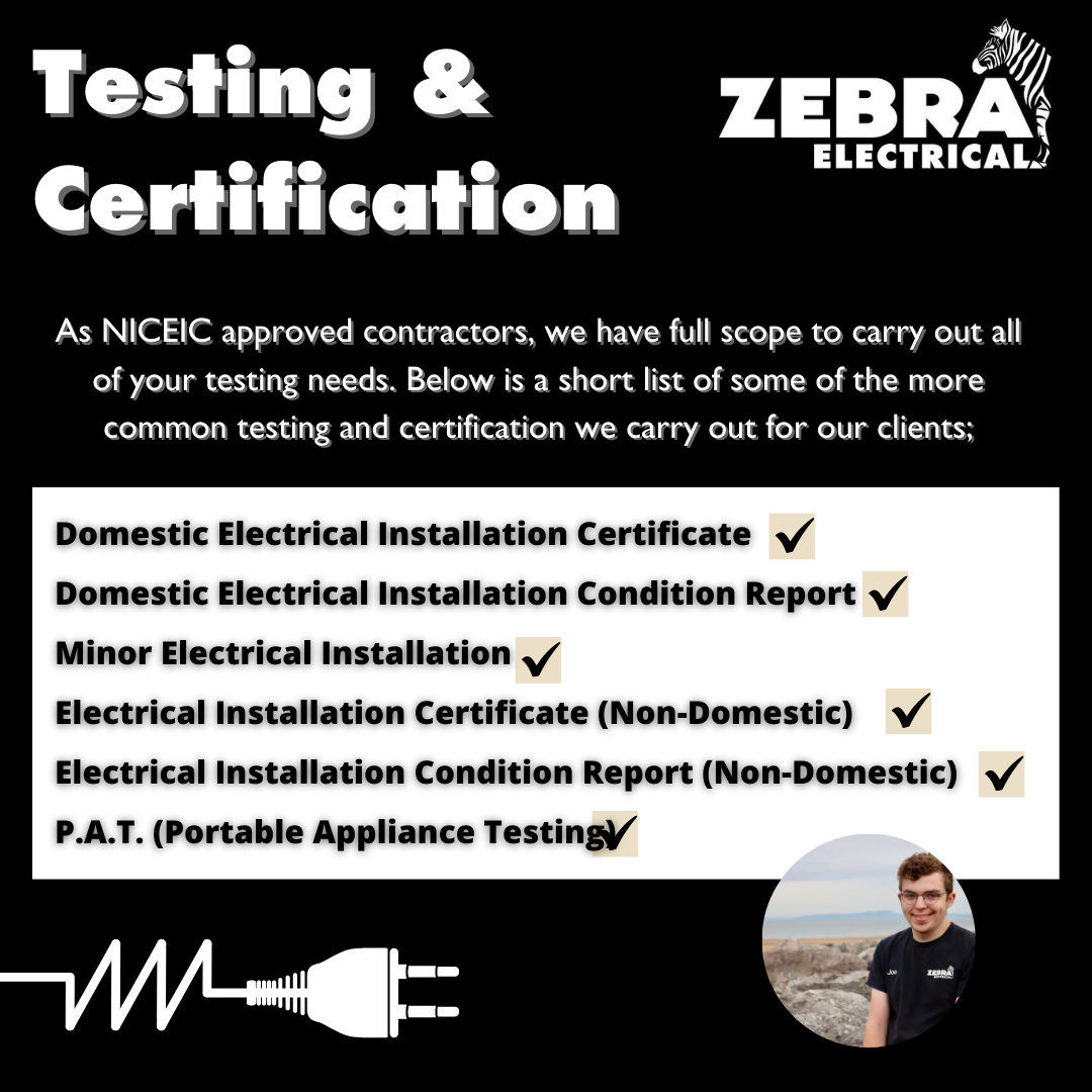 Electrical Installation Condition Report Zebra Electrical